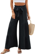 Blooming Jelly Women Casual Wide Leg High Waisted Pants - Flowy