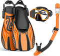 Snorkeling Gear for Adults Mask Fins Snorkel Set - Panoramic View