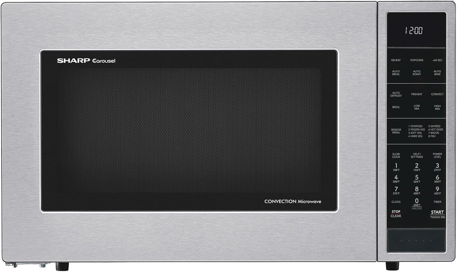 Sharp 1.5 cu. ft. Convection Microwave - 900W Power & Sensor Cooking