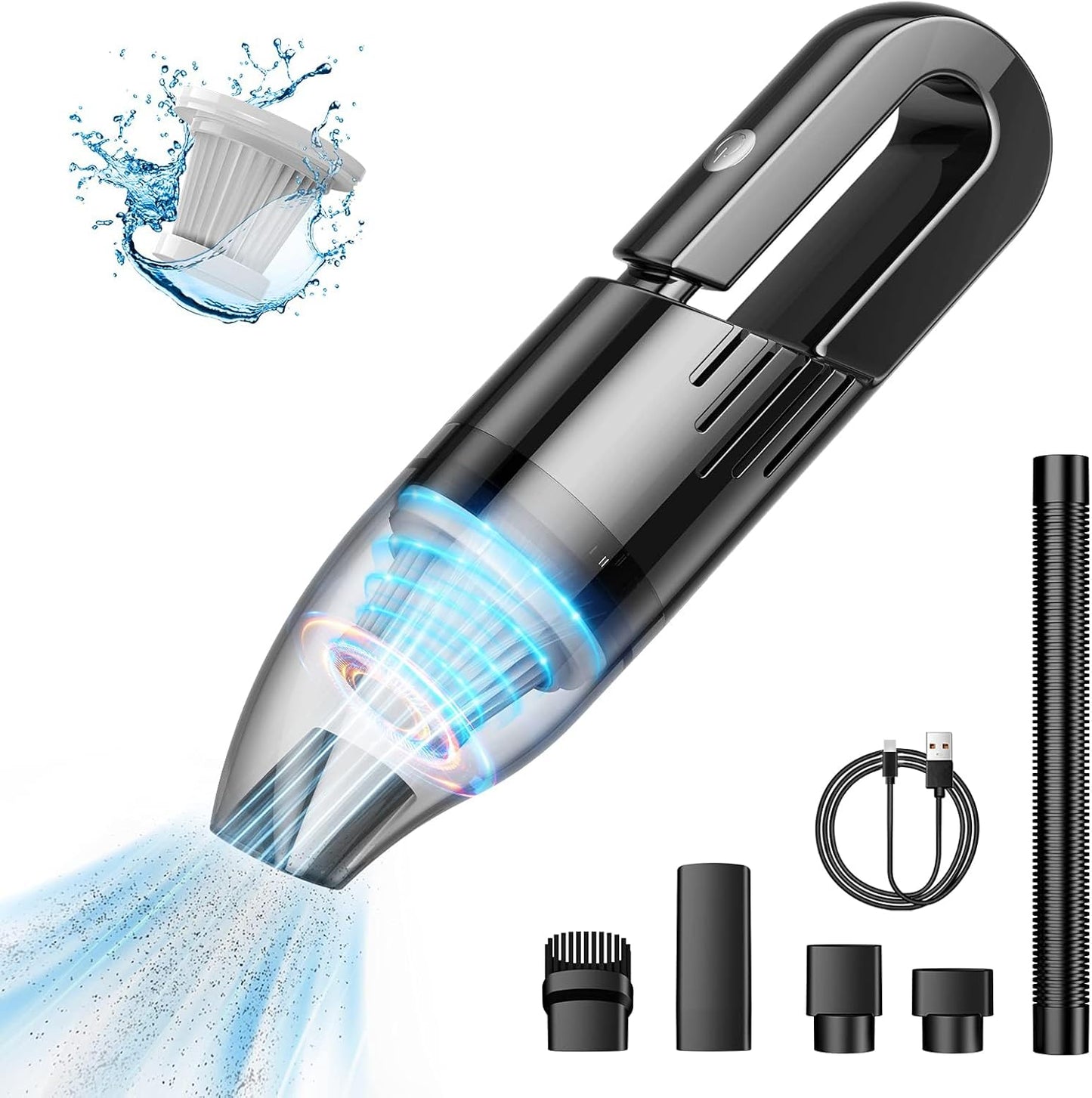 UPFOX Cordless Handheld Vacuum - Portable Power Clean