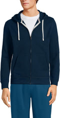 Lands' End Men's Serious Sweats Full Zip Hoodie - Soft, Durable Layer