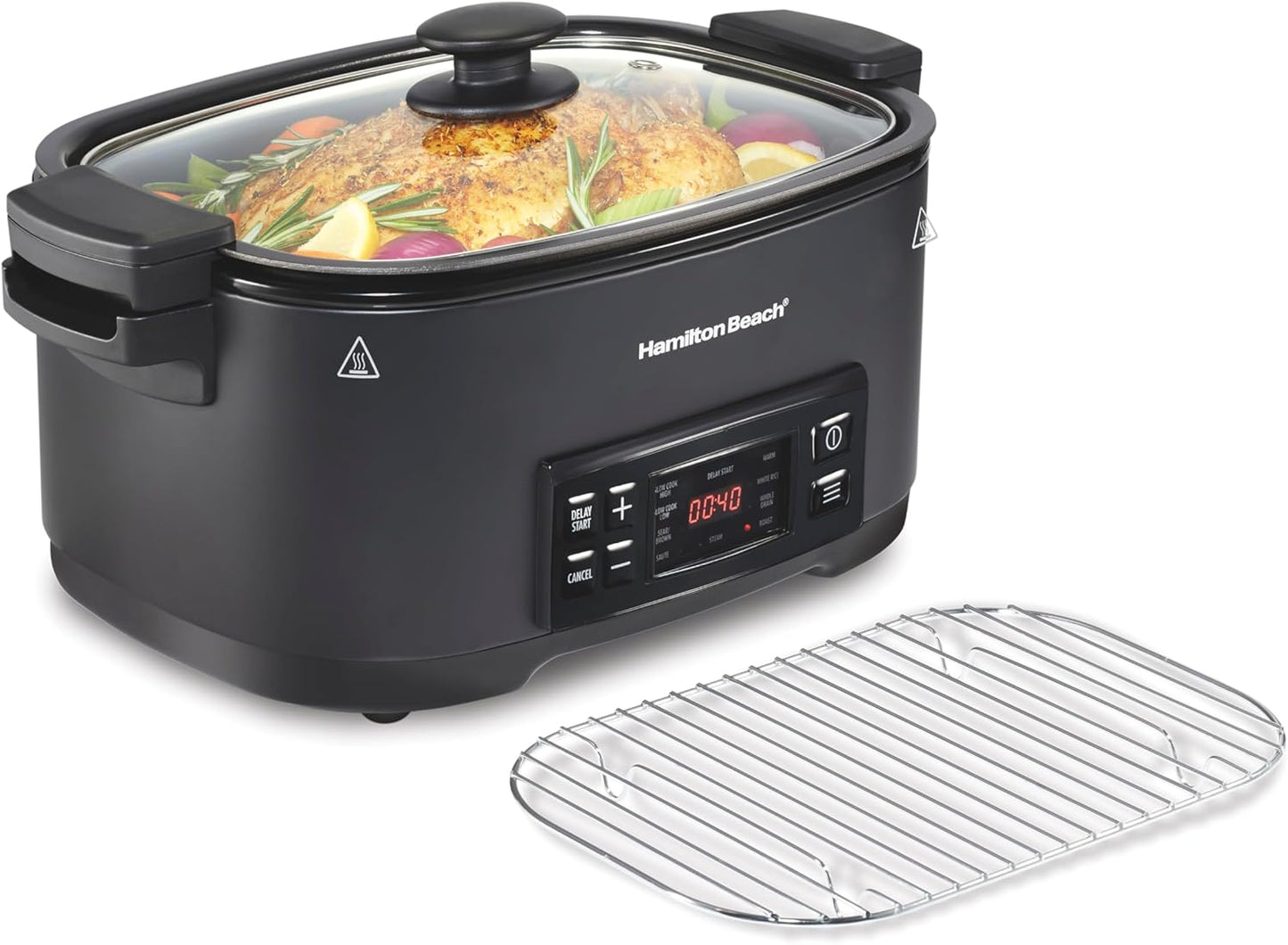 Hamilton Beach 6 Quart Programmable Slow Cooker with 9 Functions