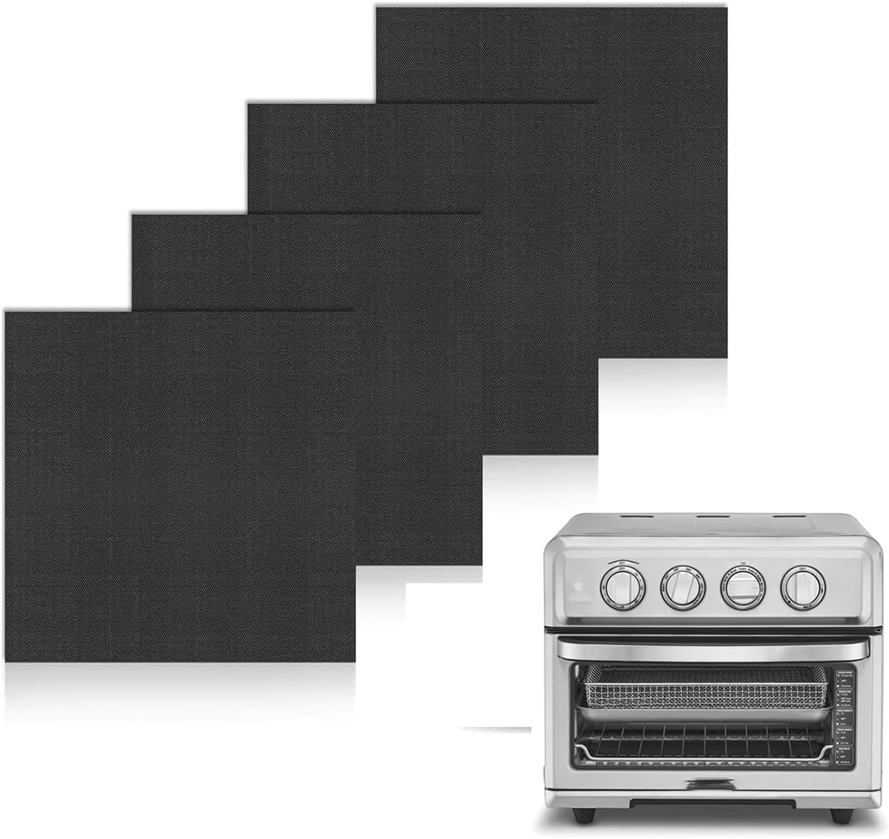 Non-Stick Air Fryer Liners - 4 Pack