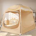 Hazacl Bed Tent - 80% Blackout Canopy with Star Lights