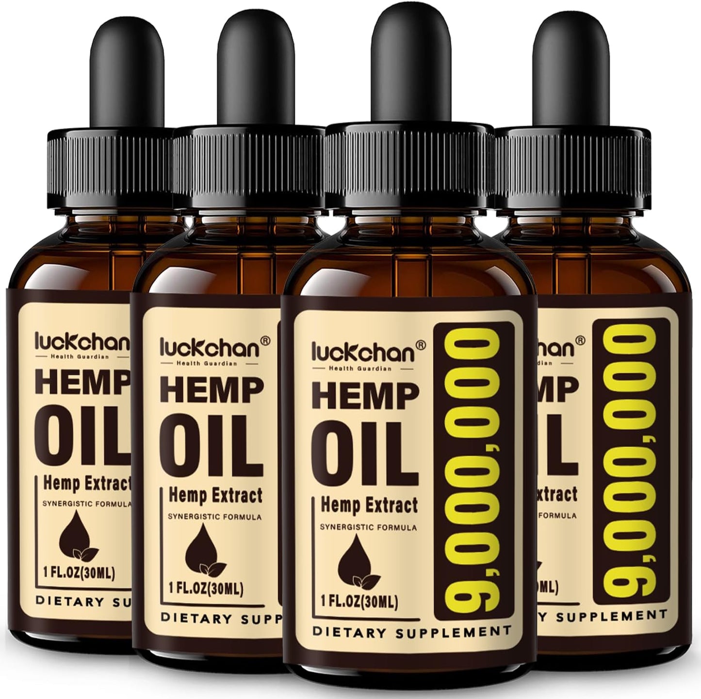 Organic Extra Strength Hemp Oil Drops for Natural Health Support