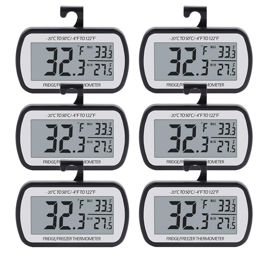 AEVETE Refrigerator Thermometer for Accurate Food Safety Readings