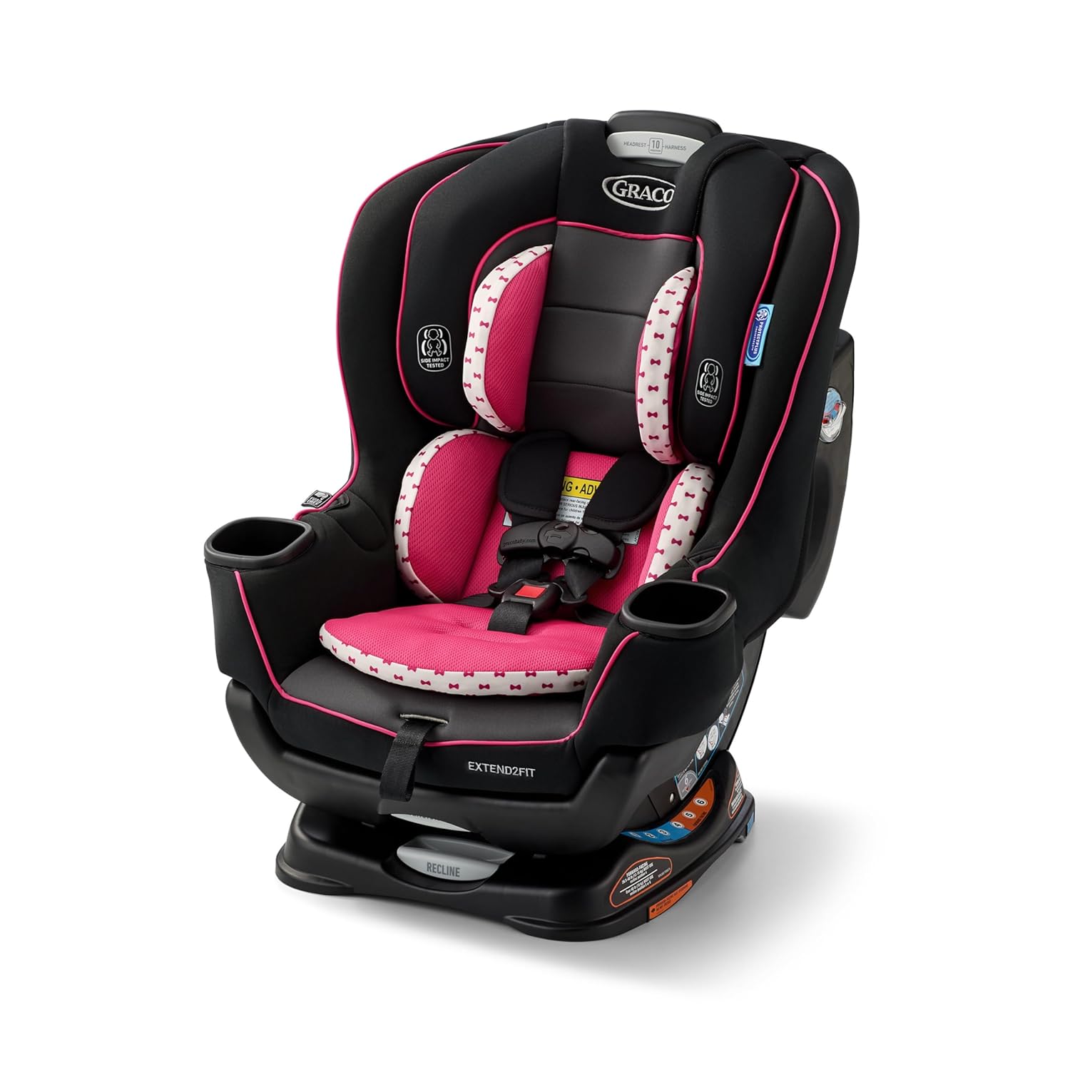 Graco Extend2Fit Convertible Baby Car Seat for Growing Kids
