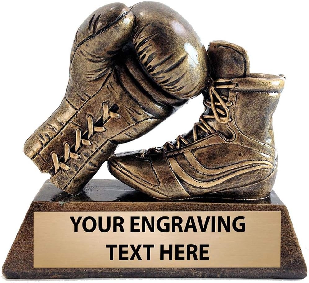 Custom Engraved Boxing Award - Crown Awards