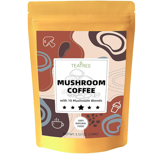 10-Mushroom Blend Coffee: Energy & Focus Boost