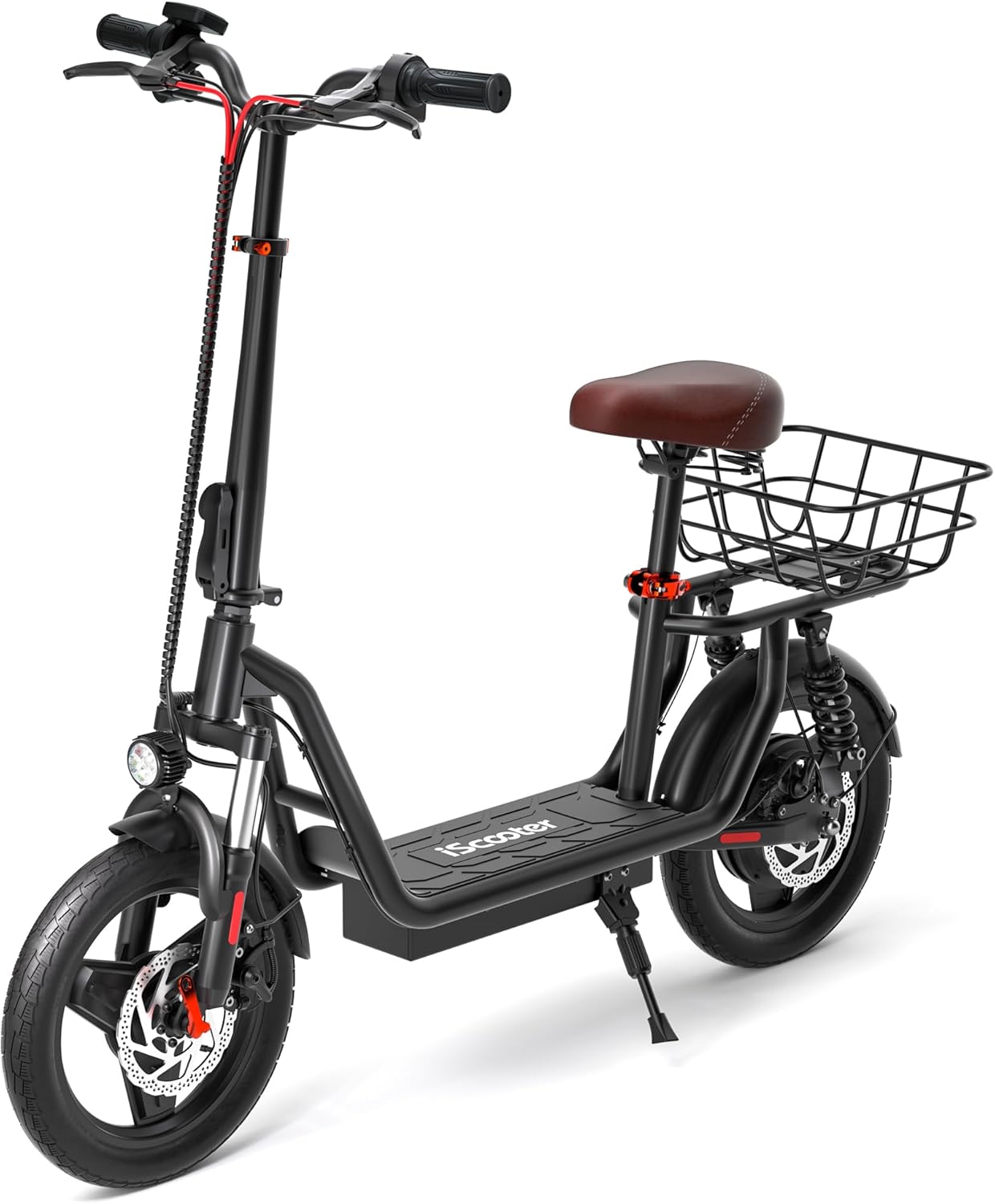 iScooter Electric Scooter with Seat for Comfortable Commuting