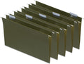 Hanging File Folders 1/5-Cut Tab Legal Size - 50-Pack Green