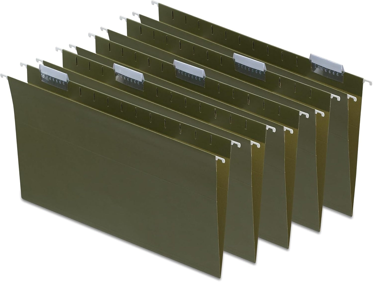 Hanging File Folders for Legal Size Documents, 50-Pack Green