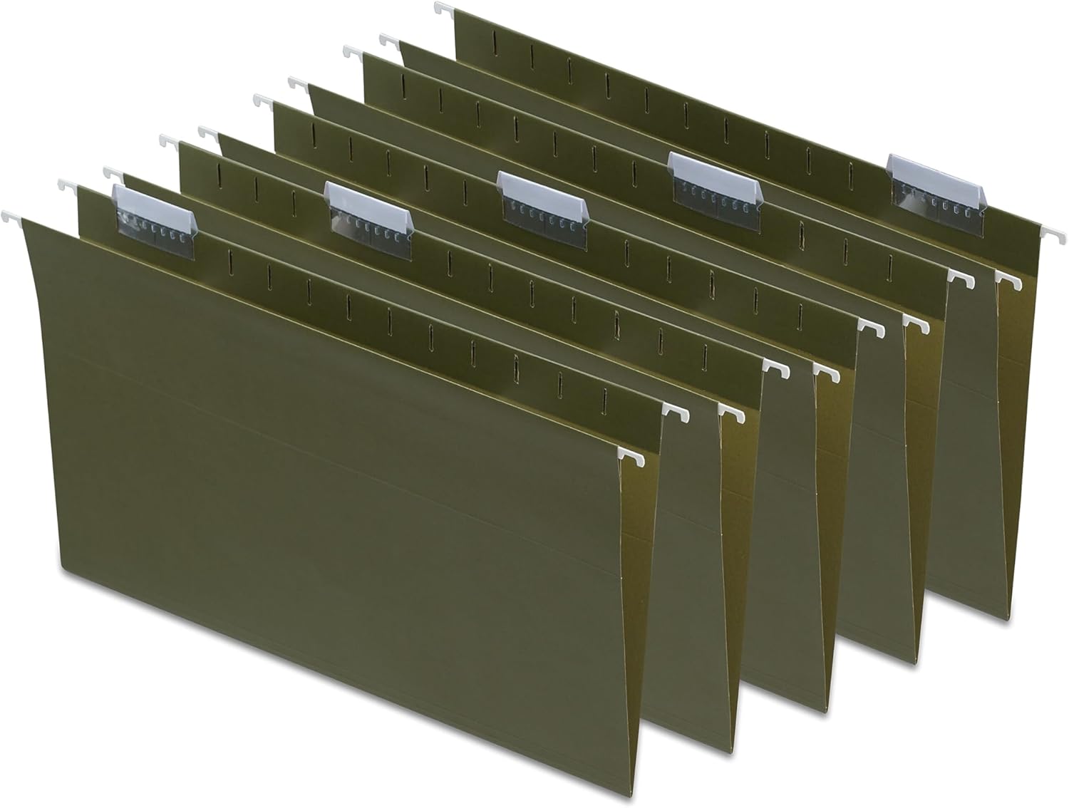Hanging File Folders for Legal Size Documents, 50-Pack Green