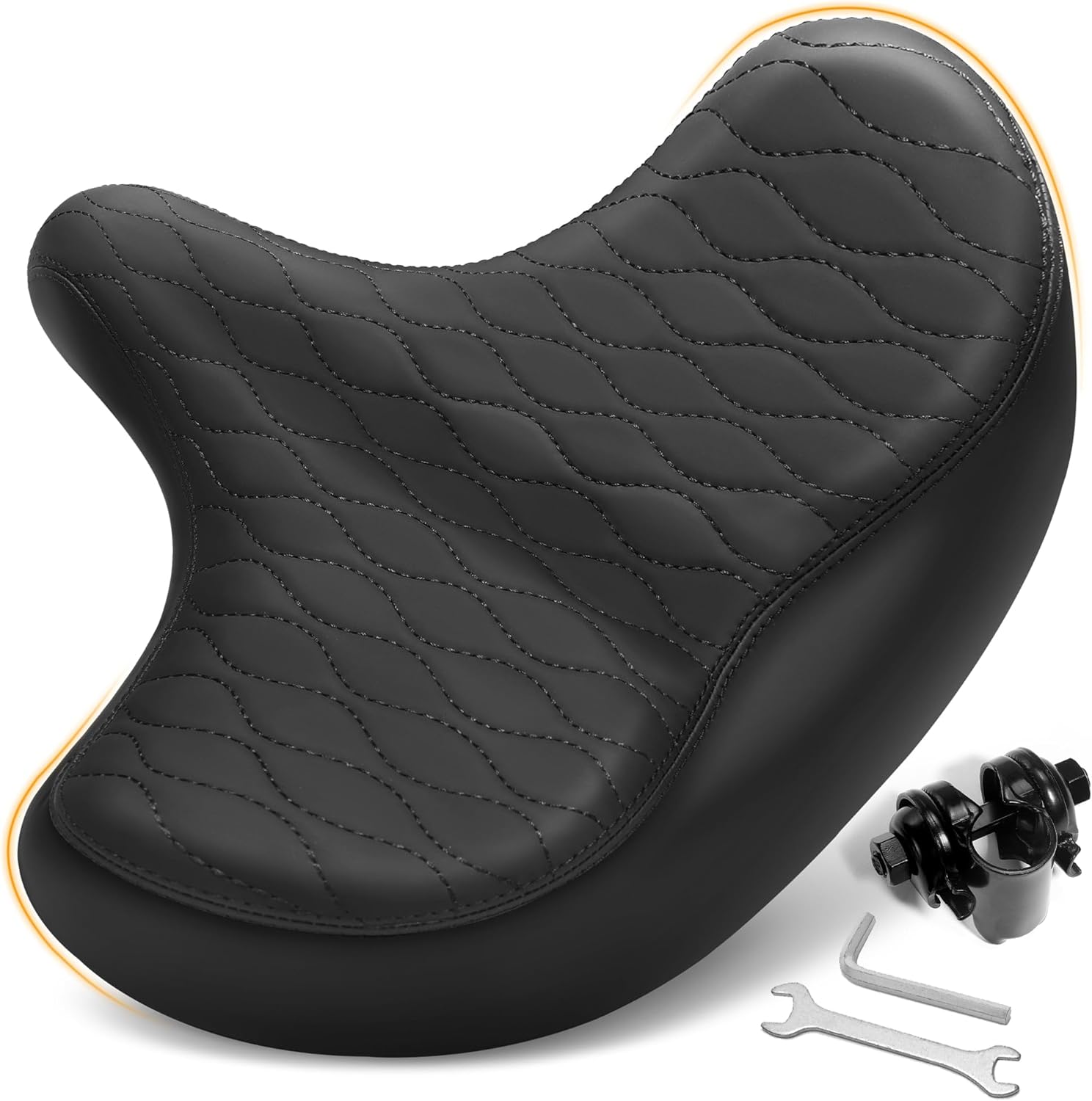 Wide Bicycle Seats for Comfort Men & Women - Extra Soft Padded