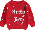 Baby Knit Sweater Pullover for Infant Toddler - Warm Oversize Crewneck