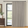 Thermal Sliding Door Curtains 100% Blackout Extra Wide Panel - Energy