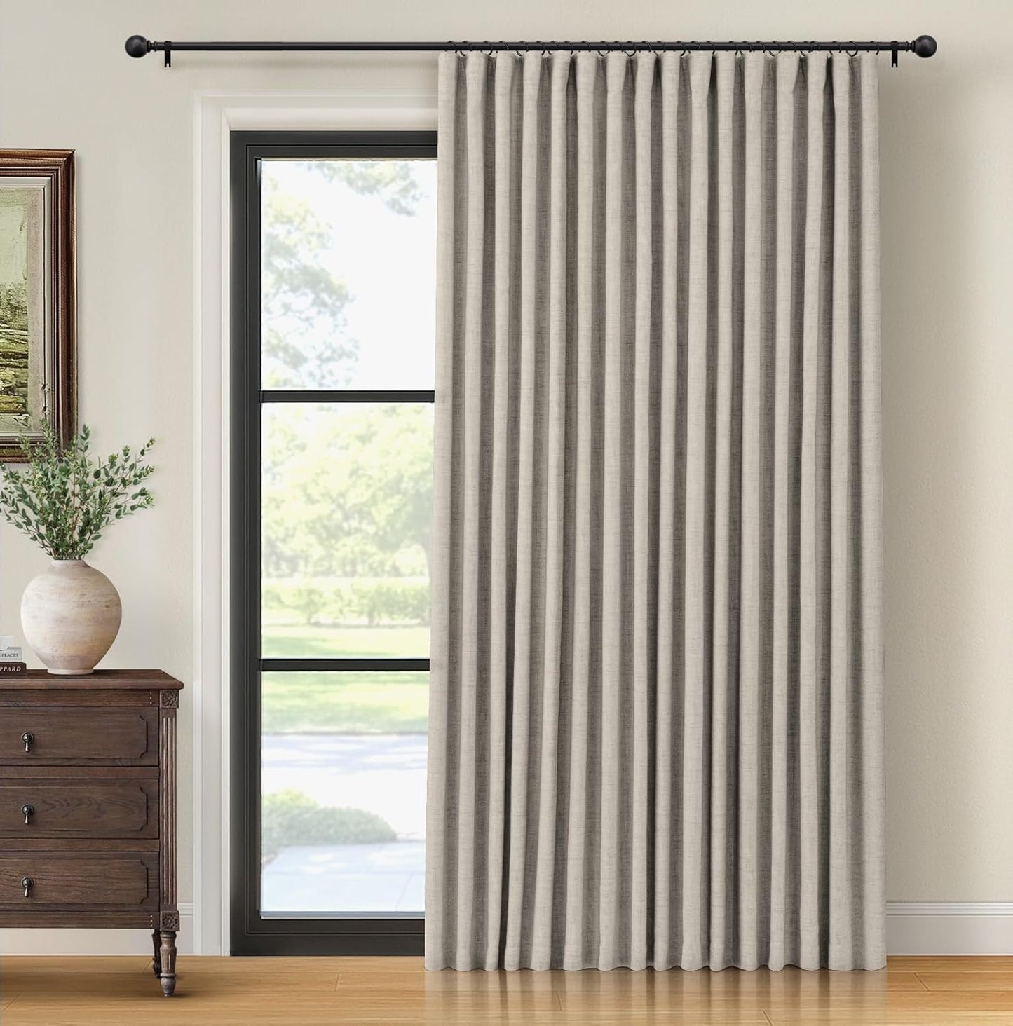 INOVADAY Thermal Sliding Door Curtains for Bedroom and Patio