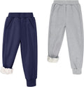 BIG ELEPHANT Boys Girls Fleece Lined Sweatpants - Cozy Winter Joggers