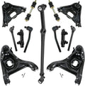 TRQ Front Steering & Suspension Kit Center Link Control Arm - Complete