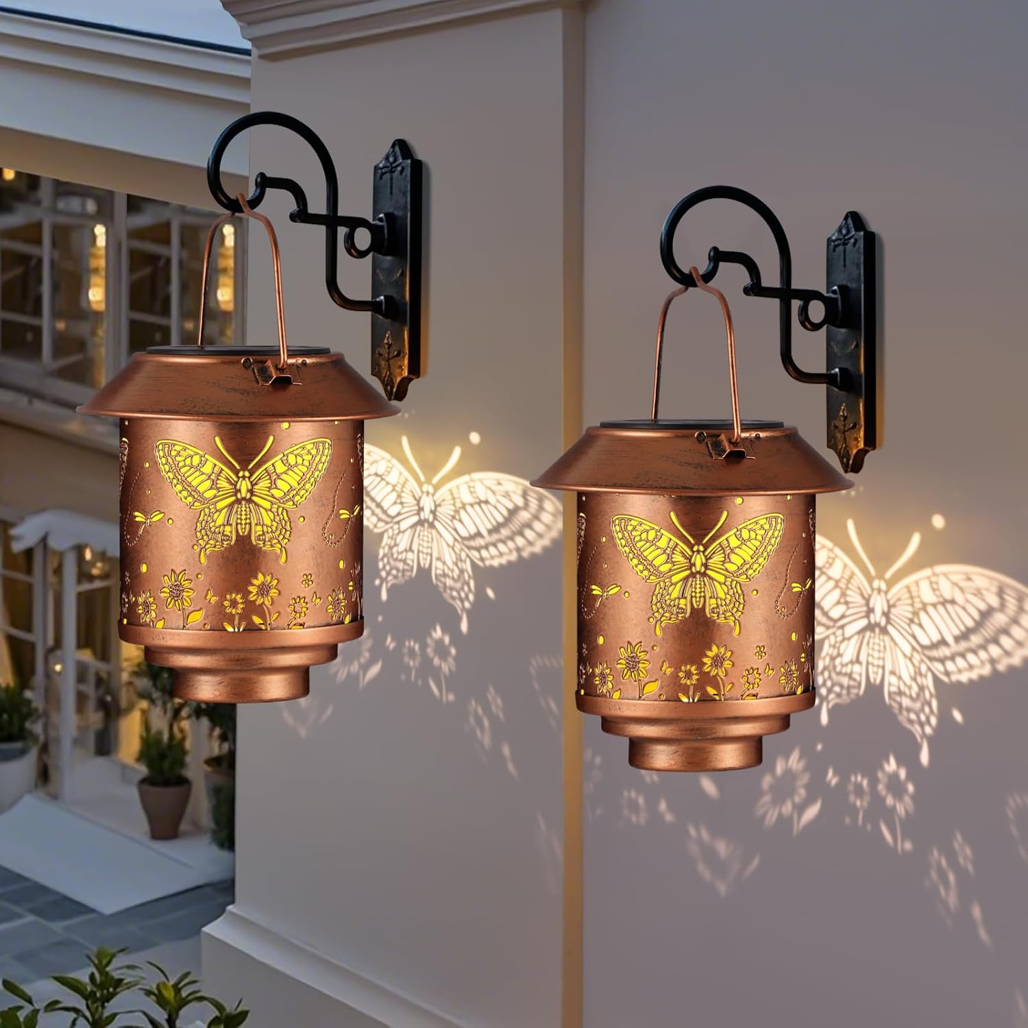 Outdoor Hanging Solar Lanterns for Garden Decor and Gifts