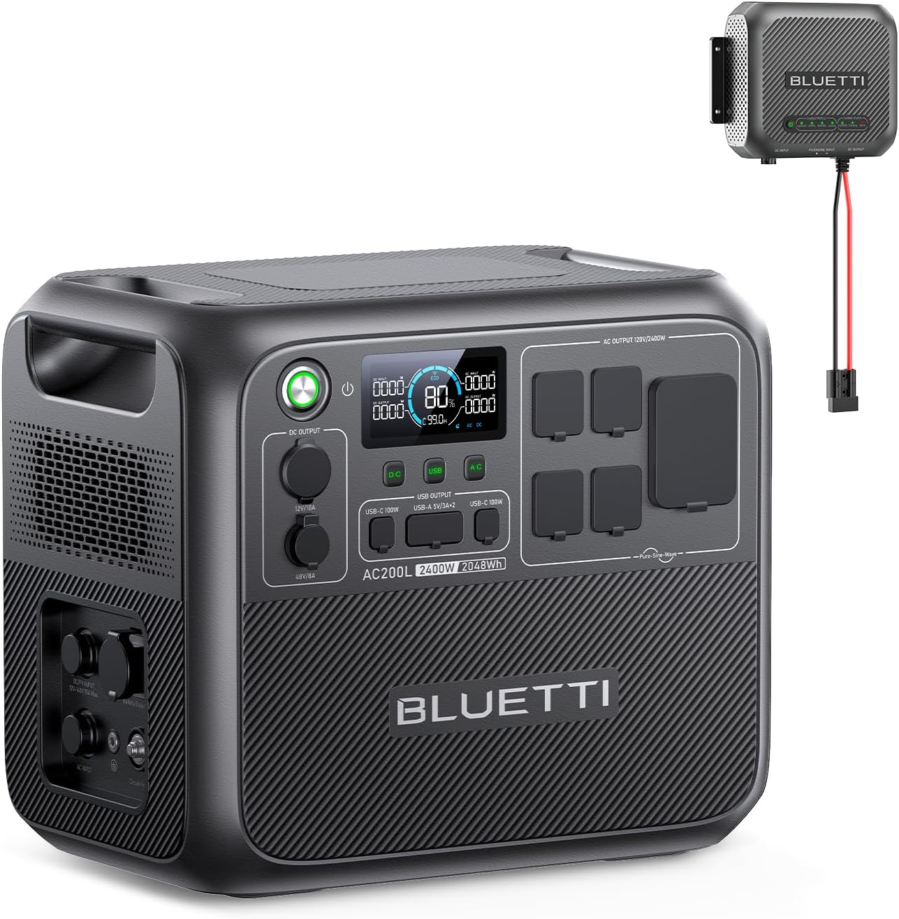 BLUETTI AC200L Portable Power Station for Camping and RV Use