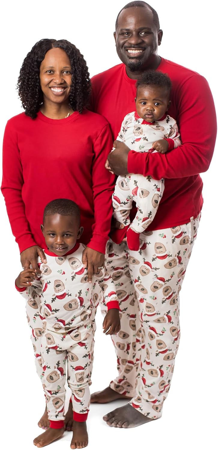 Matching Holiday Organic Cotton Pajamas for Family Fun