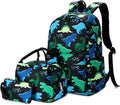 Cute Lightweight Kids Backpack with Lunch Bag and Pencil Case