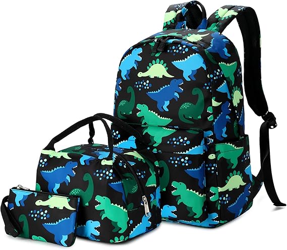 Ecodudo Cute Lightweight Kids Backpack with Lunch Bag for School
