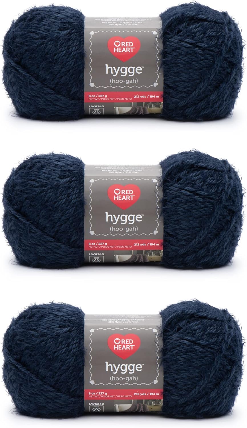 Red Heart Hygge Yarn for Cozy Knitting and Crochet Projects