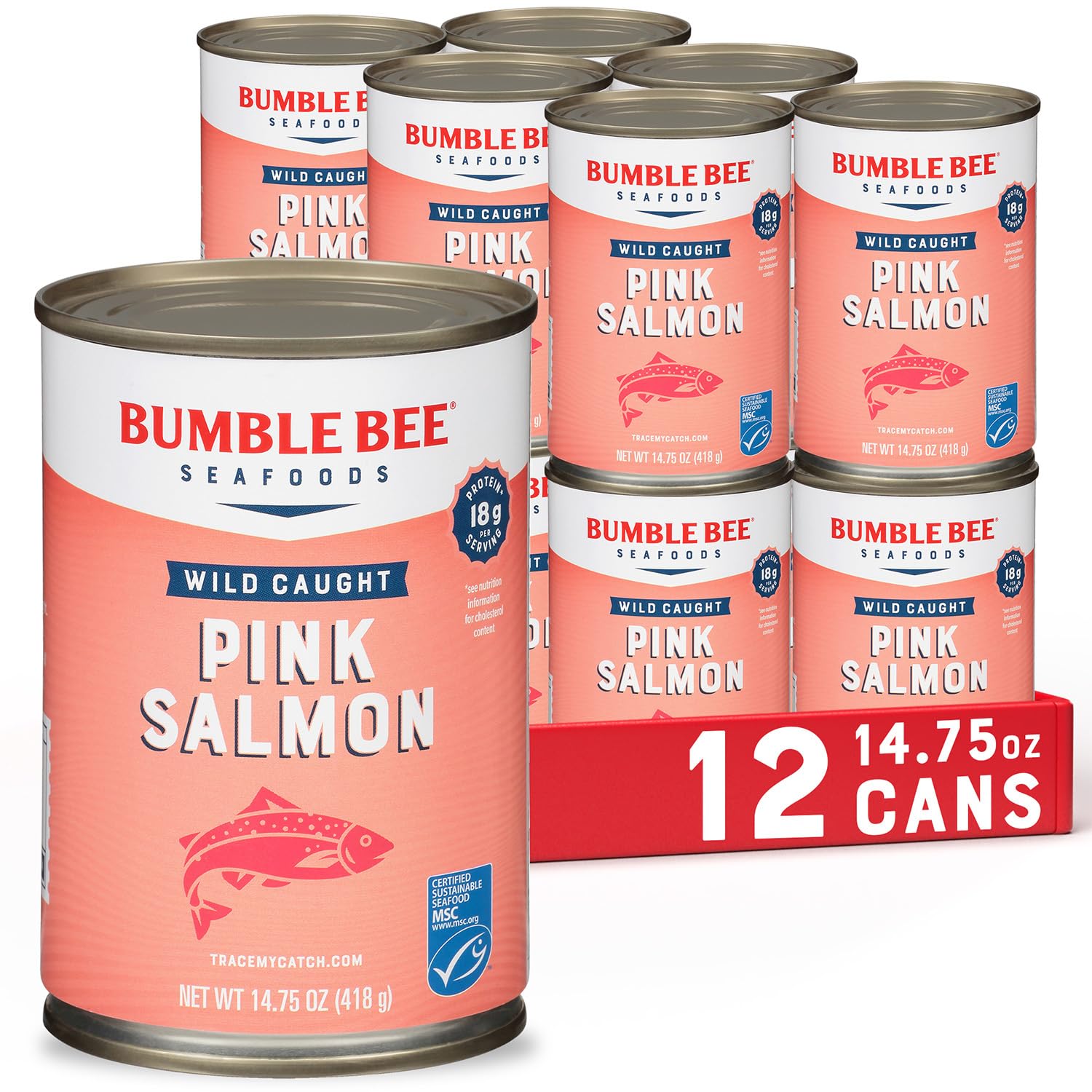 Bumble Bee Canned Pink Salmon - Premium Wild Caught Seafood