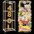 Extra-Large Wooden Stuffed Animal Zoo Storage - Bright, Roomy