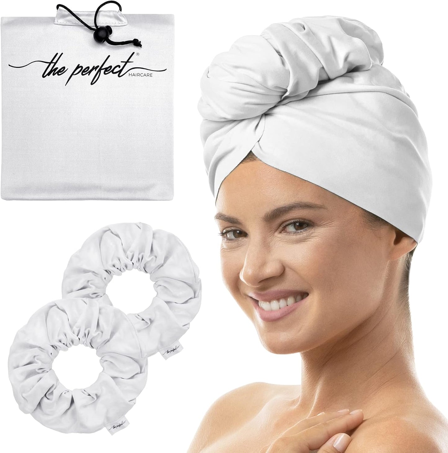 Gentle Hair Drying Set + Anti-Frizz Scrunchies