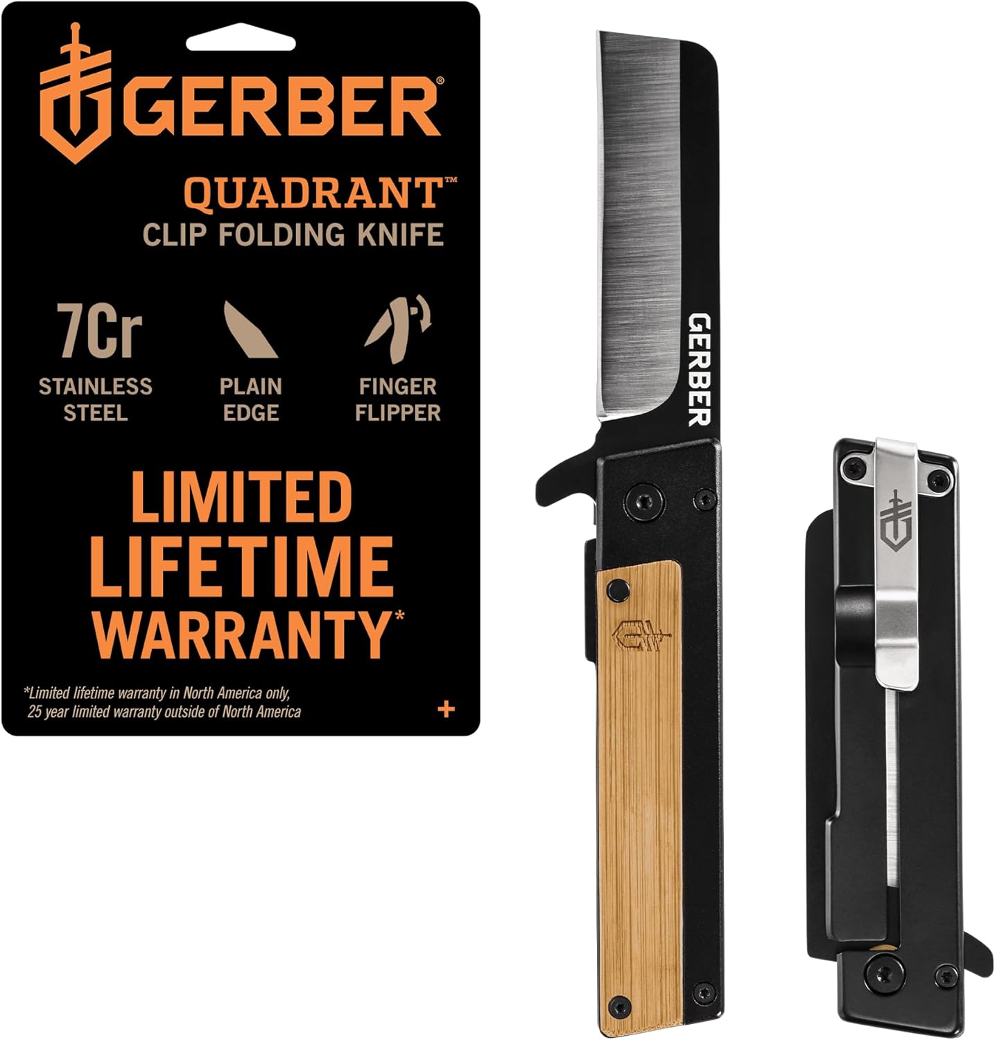 Gerber Quadrant Clip Folding Knife - Durable EDC Gear for You