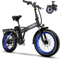 1000W Folding Electric Bike with 48V 20AH Battery - 30+ MPH Commuter