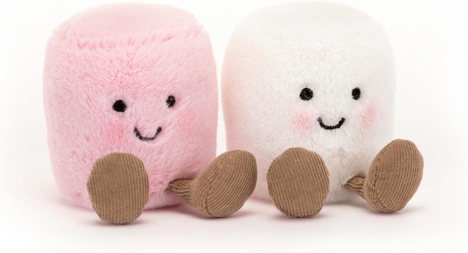 Jellycat Amuseables Pink and White Marshmallows Stuffed Toy Review