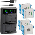 Kastar 4-Pack 3.85V 1900mAh Battery and LTD2 USB Charger - Extra Power