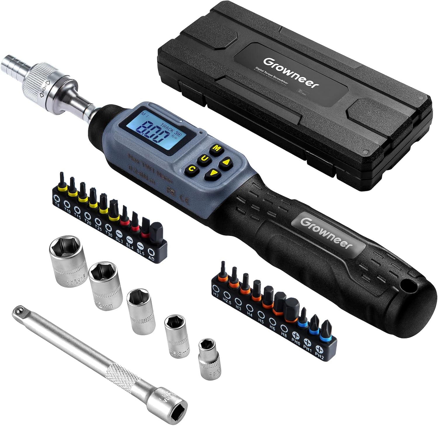 GROWNEER Upgraded Digital Torque Screwdriver for Precision Tasks