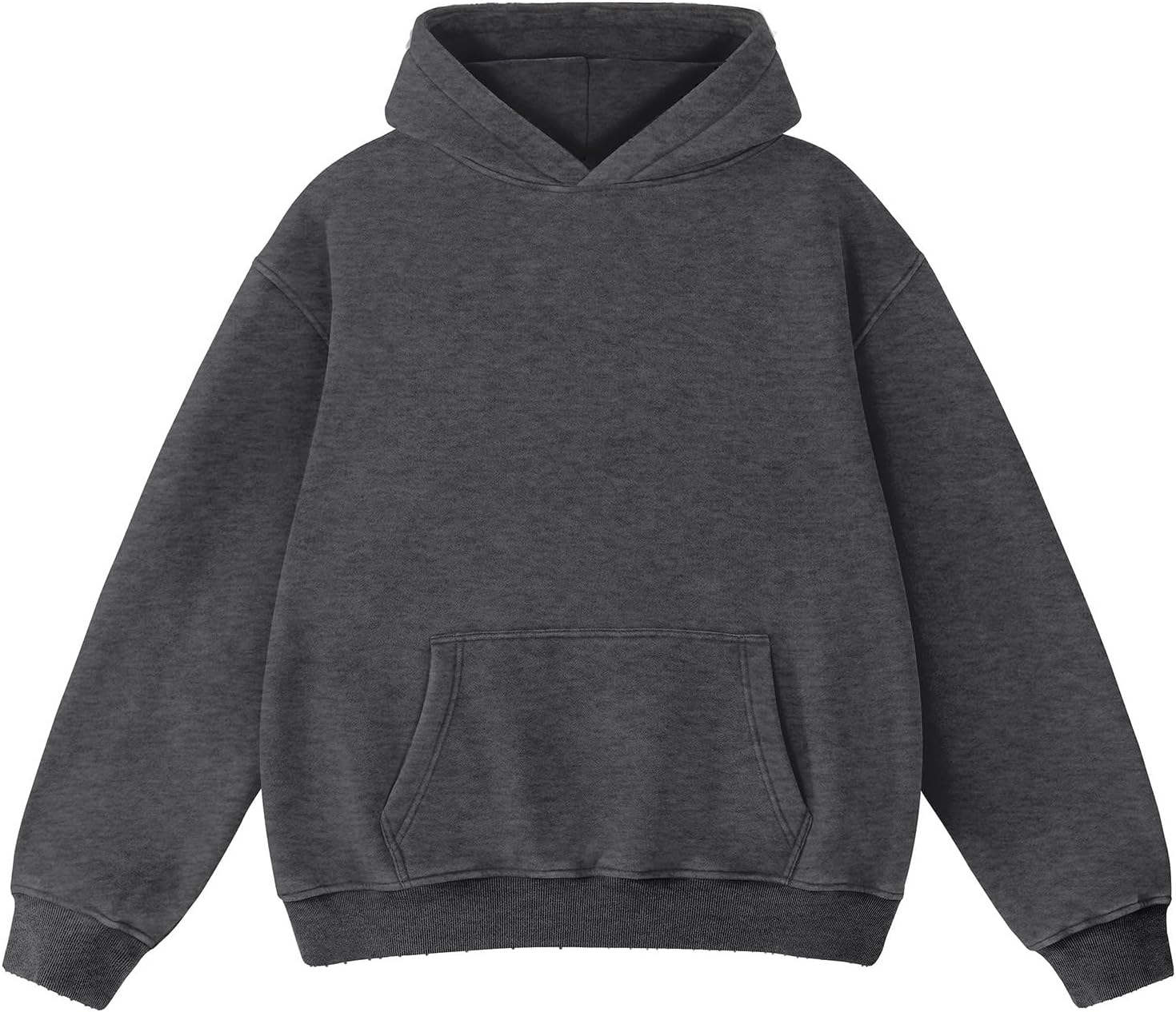 Oversized Acid Wash Hoodie for Women and Men - Vintage Style