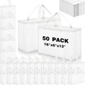 Reusable Grocery Bags Large Non Woven Tote - Pack of 50