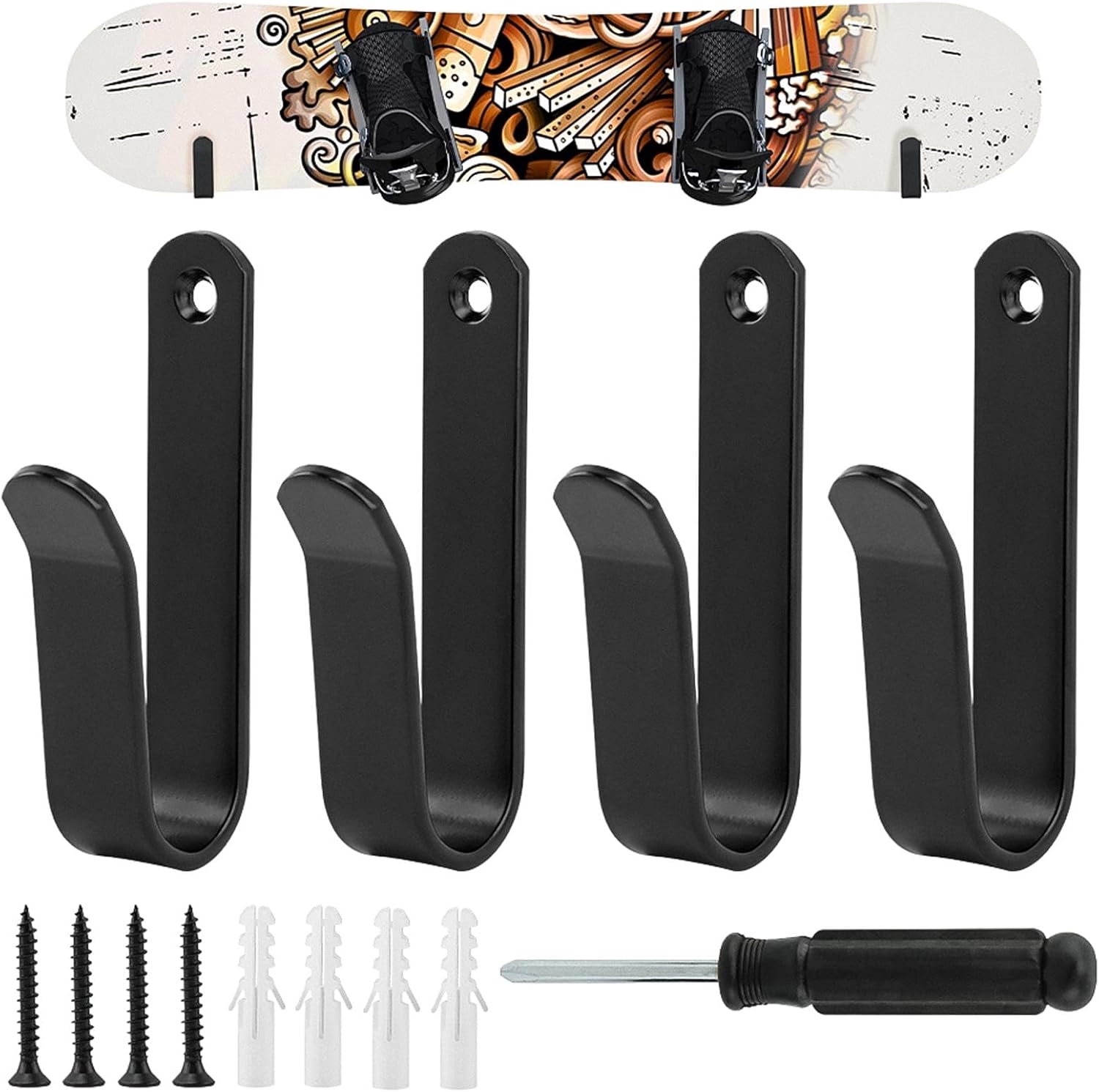 HONUTIGE Snowboard Wall Mount - Display & Storage Solution