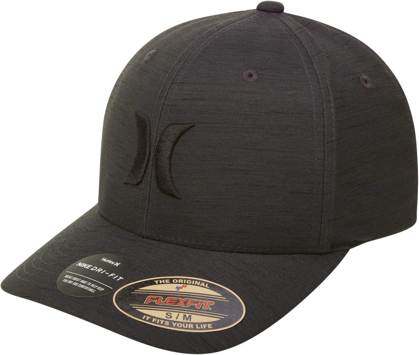 Hurley Men's Baseball Cap - Lightweight Curved Bill H2O Dri Fit