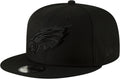 New Era NFL 9FIFTY Black On Black Adjustable Snapback Hat - Sleek Team