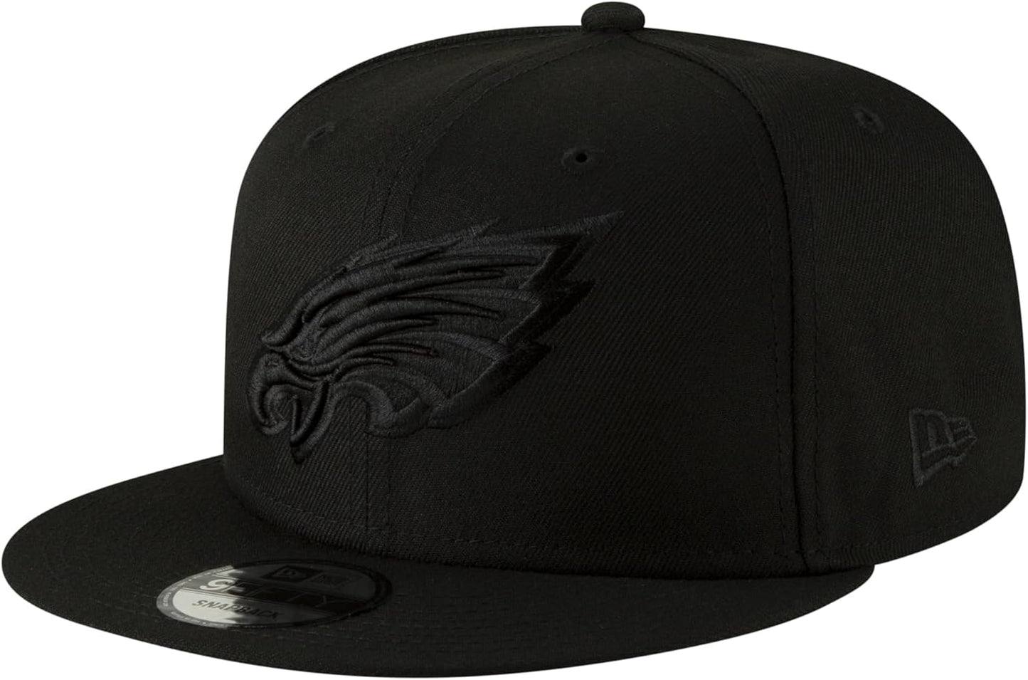 New Era NFL 9FIFTY Black On Black Adjustable Snapback Cap