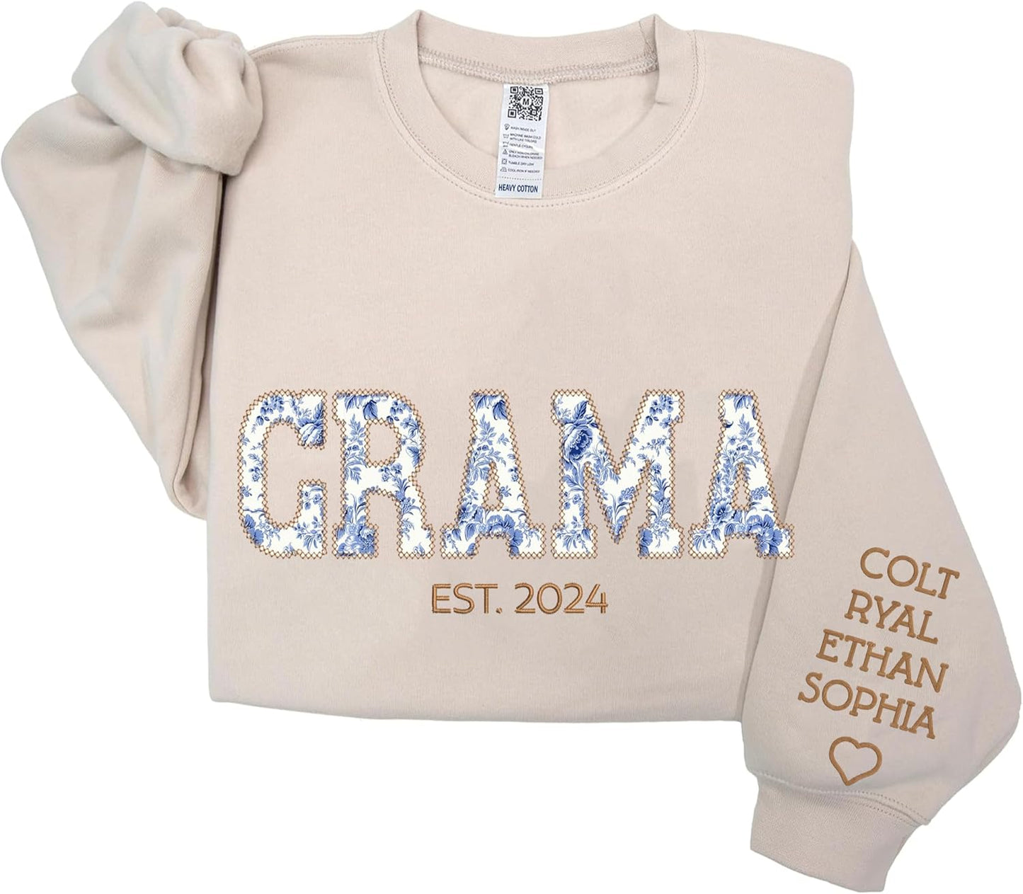 Personalized Grandma Sweatshirt by LOVELYPOD