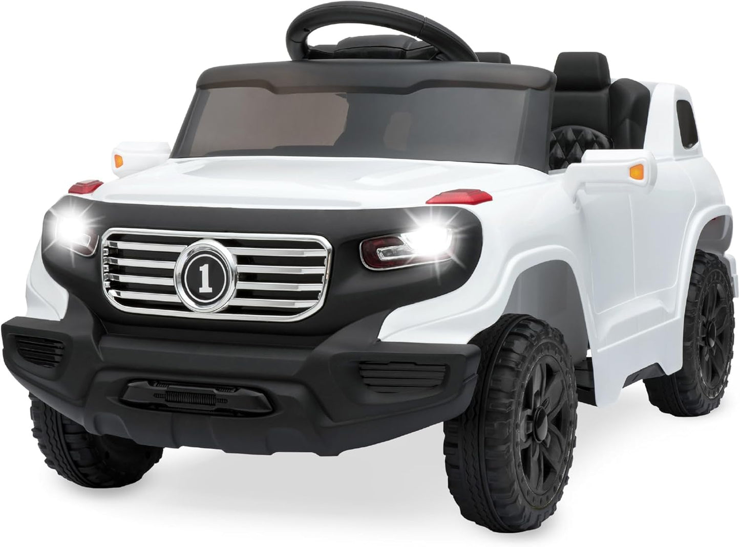 Kids 6V Ride On Truck with Remote Control and LED Lights