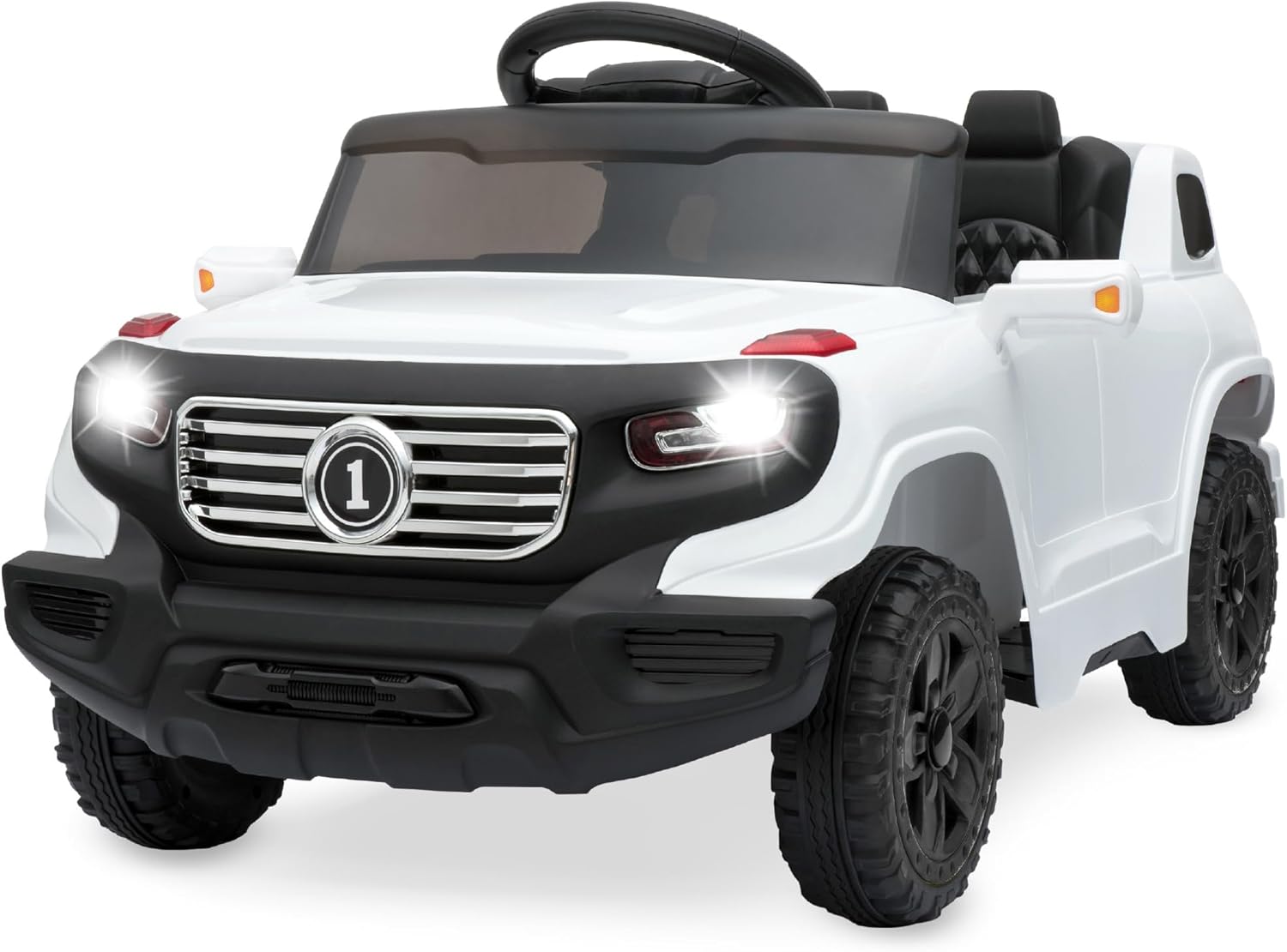 Kids 6V Ride On Truck with Remote Control and LED Lights