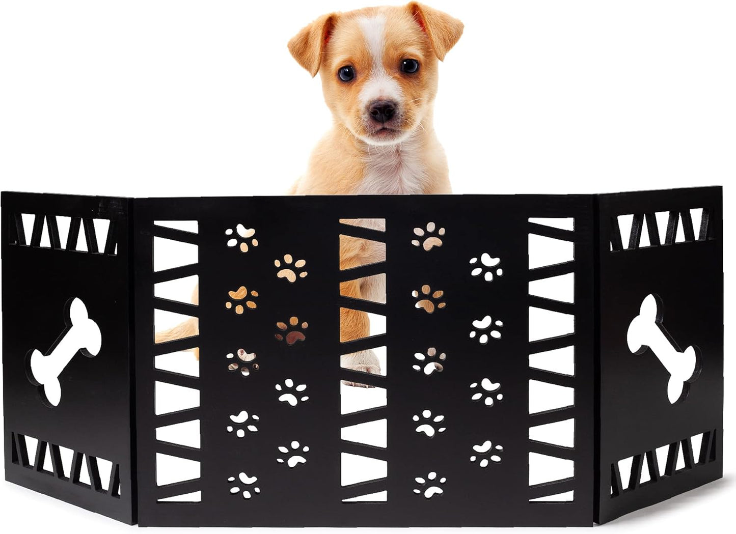 Free Standing Pet Gate for Small Dogs | Foldable Dog Gate