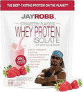 Jay Robb Whey Protein Strawberry 1.5 lb - Clean Whey Isolate