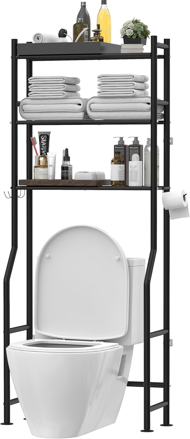 3-Tier Over The Toilet Storage for Bathroom Organization