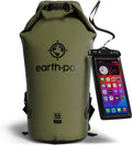 Earth Pak 30L Waterproof Dry Bag Backpack - Roll Top Dry Sack